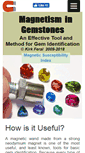 Mobile Screenshot of gemstonemagnetism.com