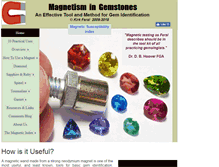 Tablet Screenshot of gemstonemagnetism.com